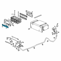 OEM 2014 Honda Accord Stay, FR. Battery (Lower) Diagram - 1E210-5K0-000