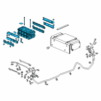 OEM Honda Pack Assy., Battery Diagram - 1D100-5K0-A00