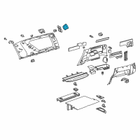 OEM 2003 Toyota 4Runner Mirror Diagram - 87801-35020-B0