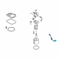 OEM 2019 Hyundai Veloster Fuel Pump Sender Assembly Diagram - 94460-F2150