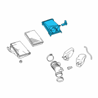 OEM 2018 Lexus GX460 Cap Sub-Assy, Air Cleaner Diagram - 17705-38150