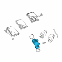 OEM 2021 Lexus GX460 Hose, Air Cleaner Diagram - 17881-38050