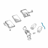 OEM 2022 Toyota Sequoia Vapor Hose Diagram - 17341-38060