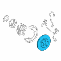 OEM 2005 Ford Freestar Rotor Diagram - 5U2Z-1V125-E