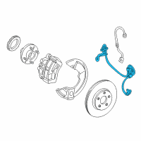 OEM 2007 Ford Freestar Rear Speed Sensor Diagram - 3F2Z-2C190-AA