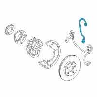 OEM 2004 Ford Freestar Brake Hose Diagram - 3F2Z-2078-AA