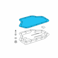 OEM 2015 Scion iQ Pan Gasket Diagram - 35168-74010