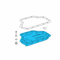 OEM Scion iQ Transmission Pan Diagram - 35106-74020