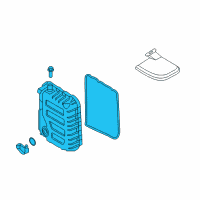 OEM 2019 Hyundai Santa Fe Pan Assembly-Automatic Transaxle Oil Diagram - 45280-4G100