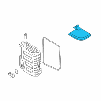 OEM 2016 Kia Sorento Valve Body Oil Filter Assembly Diagram - 463213B010