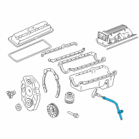 OEM 1996 Chevrolet Camaro Oil Tube Diagram - 12551154