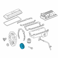 OEM 1994 Chevrolet Camaro Balancer, Crankshaft Diagram - 12551138