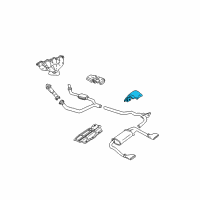 OEM 1998 Chevrolet Camaro Shield Asm-Exhaust Pipe Heat Diagram - 10408723