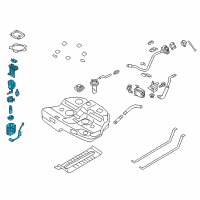 OEM 2014 Hyundai Azera Complete-Fuel Pump Diagram - 31110-2T600