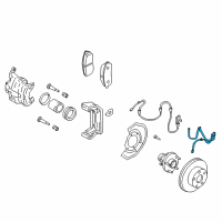 OEM Infiniti M35 Hose Assy-Brake, Front Diagram - 46210-EG01A