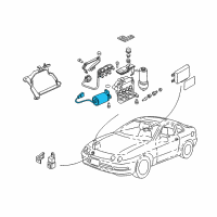 OEM Honda Accord Motor Set, Abs Diagram - 57017-SV4-A02