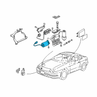 OEM 1997 Honda Accord Motor Set, Abs Diagram - 57017-SV4-A02