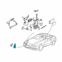 OEM 1996 Honda Accord Relay Assembly, Power (4P) (Rc-2201) (Mitsuba) Diagram - 39795-SB2-003