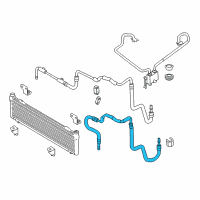 OEM Lincoln Lower Hose Diagram - 7T4Z-7B028-C