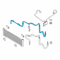 OEM 2008 Ford Edge Upper Hose Diagram - 7T4Z-7C410-C