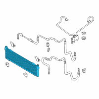 OEM 2008 Ford Edge Oil Cooler Diagram - AT4Z-7A095-B