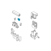 OEM 2019 Nissan Versa Connector Assy-Fusible Link Diagram - 24370-C9904