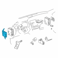 OEM 2011 Lexus IS250 Headlamp Leveling Computer Assembly Diagram - 89960-53100