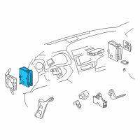 OEM 2009 Lexus IS F Block, Cowl Side Junction, LH Diagram - 82733-53040