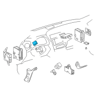 OEM 2014 Lexus IS250 Flasher Assy, Turn Signal Diagram - 81980-53040