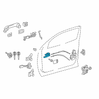 OEM 2018 Toyota Tundra Handle, Inside Diagram - 69206-0C040