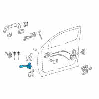 OEM 2008 Toyota Tundra Door Check Diagram - 68620-0C031