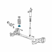 OEM 2016 Chevrolet Cruze Lower Insulator Diagram - 23241798