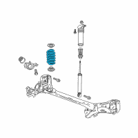 OEM 2019 Chevrolet Volt Coil Spring Diagram - 23306960