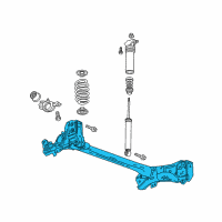 OEM 2019 Chevrolet Volt Axle Beam Diagram - 84068613