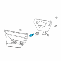 OEM 2019 Honda Accord Bulb (12V 16W) (Toshiba) Diagram - 33506-TV0-003