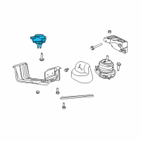OEM 2018 Jeep Grand Cherokee Support-Transmission Mount Diagram - 68103111AC