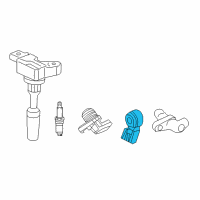 OEM 2016 Chevrolet Camaro Knock Sensor Diagram - 12623095