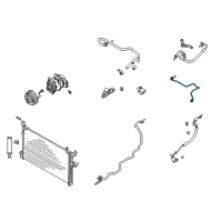 OEM Infiniti FX35 Pipe-Front Cooler, High B Diagram - 92442-CG000