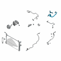 OEM 2006 Infiniti FX45 Hose-Flexible, High Diagram - 92490-CG200