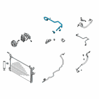 OEM 2007 Infiniti FX45 Pipe-Front Cooler, Low Diagram - 92450-CG80A