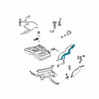 OEM 2005 Toyota RAV4 Filler Pipe Diagram - 77210-42051