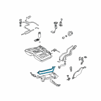 OEM 2005 Toyota RAV4 Mount Strap Diagram - 77601-42050