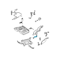 OEM Toyota Connector Hose Diagram - 77213-42070