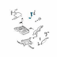 OEM 2005 Toyota RAV4 Fuel Gauge Sending Unit Diagram - 83320-49195