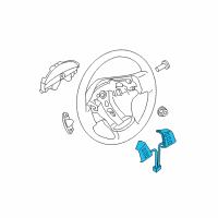 OEM Infiniti QX56 Switch Assembly - Steering Diagram - 25550-ZQ18A