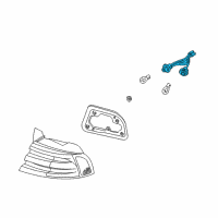 OEM Kia Optima Bulb Holder & Wiring Assembly Diagram - 924563C010