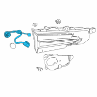 OEM 2016 Lexus NX300h Socket & Wire, Rear Lamp Diagram - 81585-78010