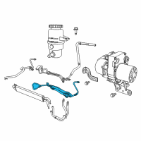 OEM Jeep Grand Cherokee Hose-Power Steering Pressure Diagram - 5154451AE