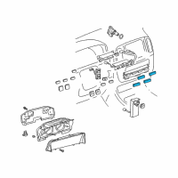 OEM Lexus LX470 Knob Sub-Assy, Control Diagram - 55905-60820