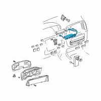 OEM 2006 Lexus LX470 Board Sub-Assy, Printed Wire Integration, NO.2 Diagram - 84014-60280